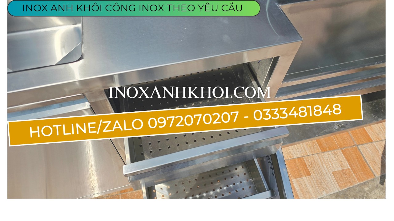 quầy pha chế inox 304