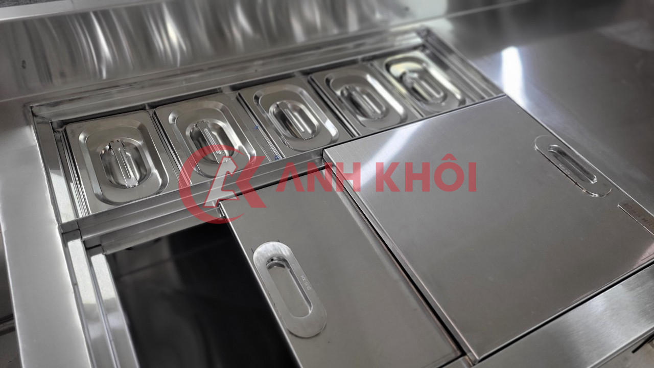 Quầy pha chế inox 201 1m80