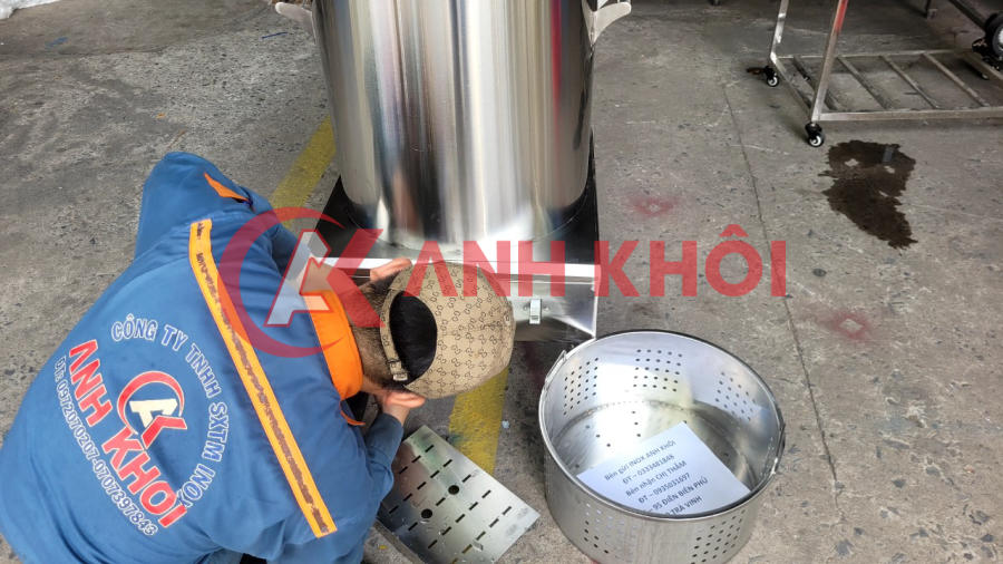 Công nghệ sản xuất nồi điện nấu phở tại Inox Anh Khôi