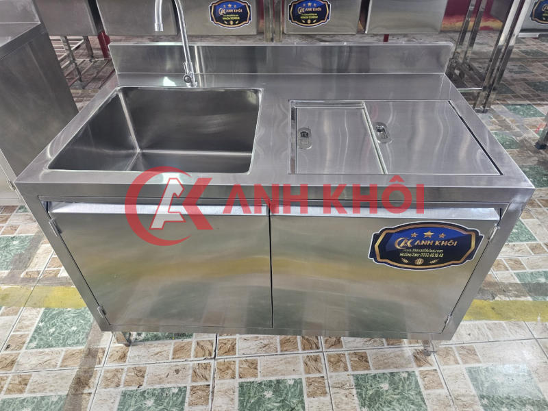 Quầy inox 1m2