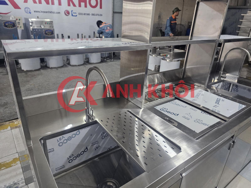 Nồi phở điện inox đa dạng kích thước tại Inox Anh Khôi