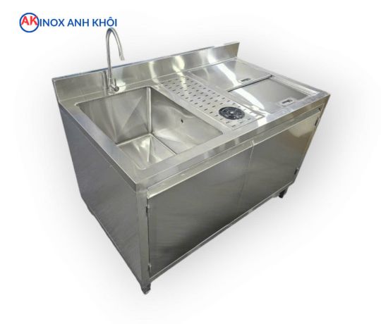 Quầy Pha Chê Inox 304 1m20 QPC07304