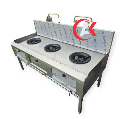 BẾP Á INOX 304 3 HỌNG B01304
