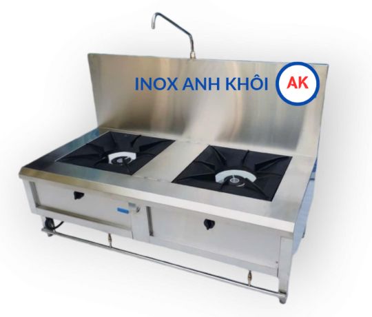 Bếp Hầm 2 Họng Inox 304 BH09304