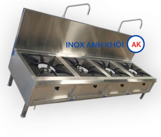 Bếp Hầm 4 Họng Có Gáy inox 304 BH08304