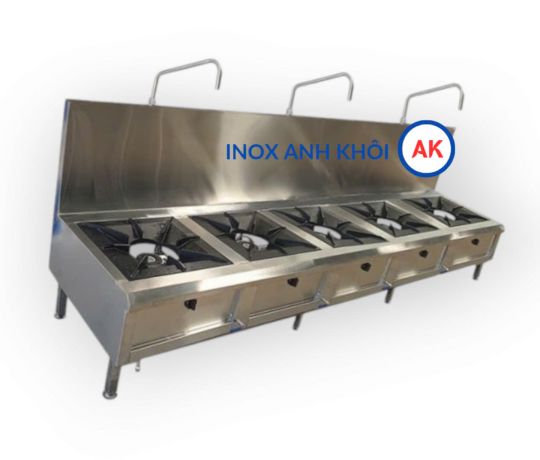 Bếp Hầm 5 Họng Inox 304 BH07304