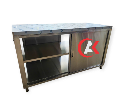 GIA CÔNG TỦ INOX 304 CỬA LÙA 2 BÊN GC26