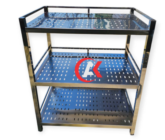 KỆ INOX CÓ LỖ O VAN KE01