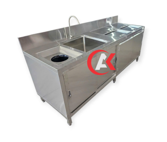 QUẦY PHA CHẾ INOX QPC13304