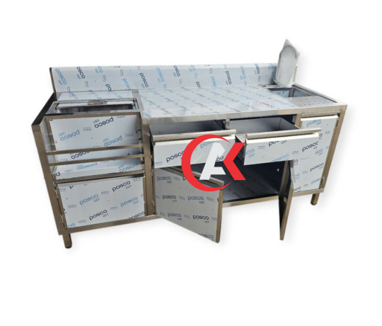 QUẦY PHA CHẾ INOX 304 QP03