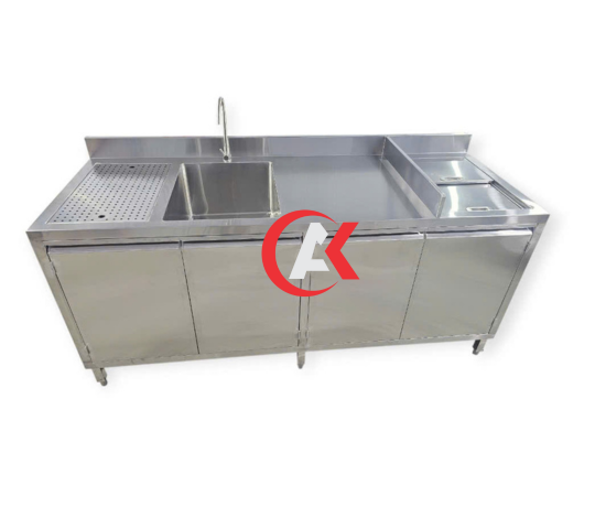 QUẦY PHA CHẾ INOX 2M QPC12304