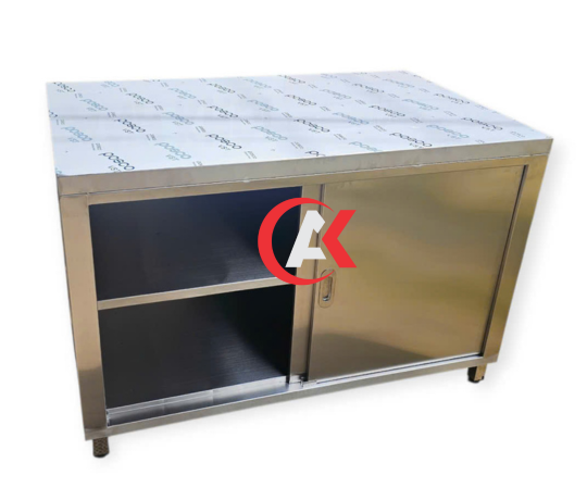 TỦ INOX 304 CỬA LÙA T02