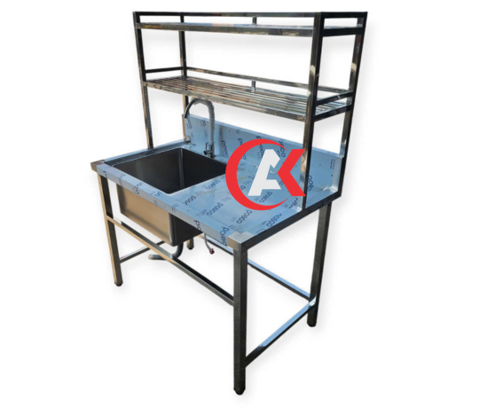 CHẬU RỬA BÀN CHỜ 2 KỆ TRÊN CR07