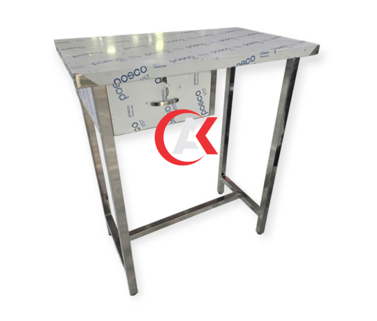Gia Công Bàn Inox Có Ngăn Kéo GC61