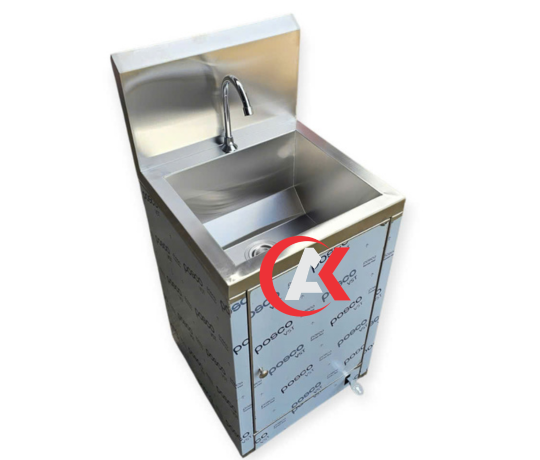 Chậu Rửa Tay Y Tế Inox 304 Đạp Chân C18