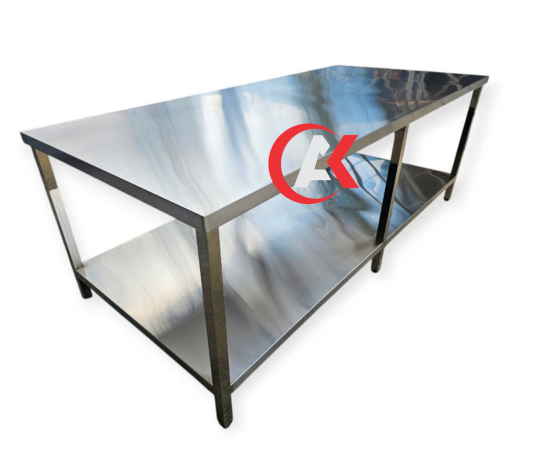 Bàn Thao Tác Inox 304 2 Tầng B09