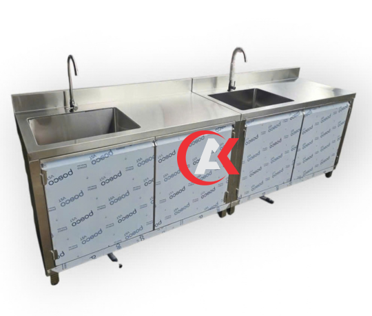Tủ Inox 304 Tích Hợp Chậu Rửa Theo Yêu Cầu T26
