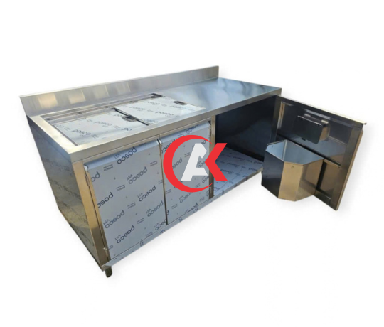 Quầy Inox 304 Kích Thước 1600×700×800/900mm QP20