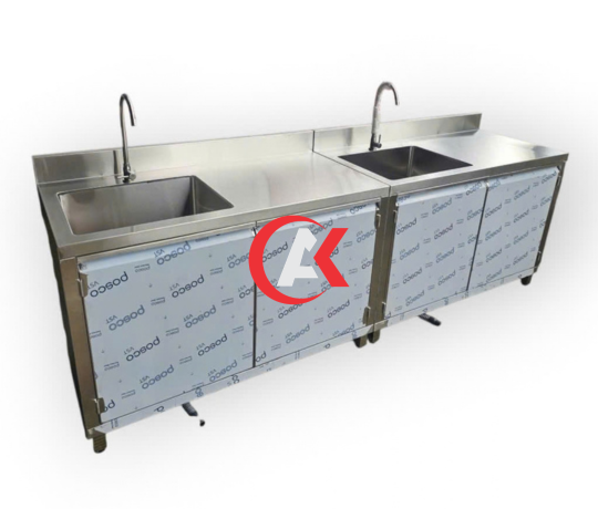 Quầy Pha Chế Inox 304 D1200 X R600 XC800/900mm QP22