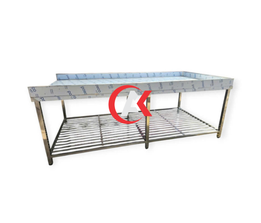 Gia Công Bàn Thao Tác Inox 304 Kích Thước D2400 × R1200 × C800mm GC96
