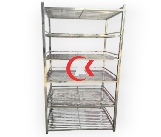 Kệ Đan Song Inox 304 6 Tầng 1200 × 900 × 2000mm Theo Yêu Cầu K09
