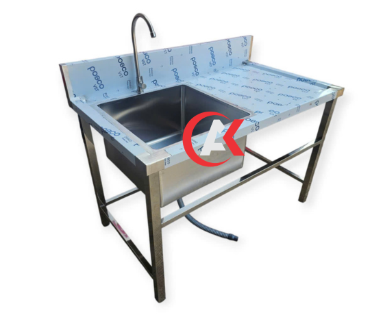 GIA CÔNG CHẬU RỬA 1 HỌC CÓ BÀN CHỜ GC32