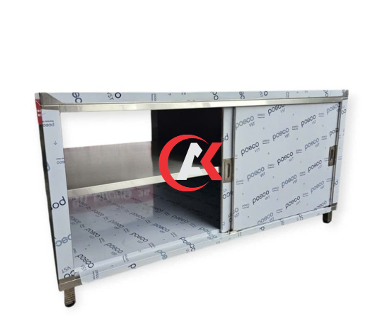 Gia Công Tủ Inox Cửa Lùa 2 Vị Trí Kích Thước 1600 × 1000 × 800mm T31
